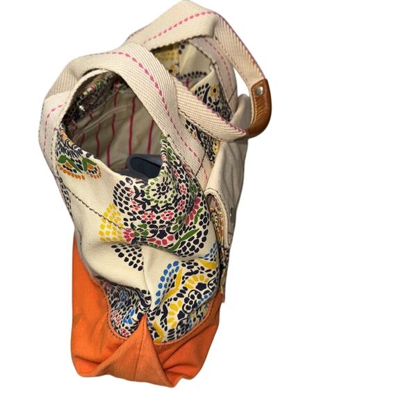 Fossil Lena Canvas Shopper Tote Bag - Picture 4 of 9